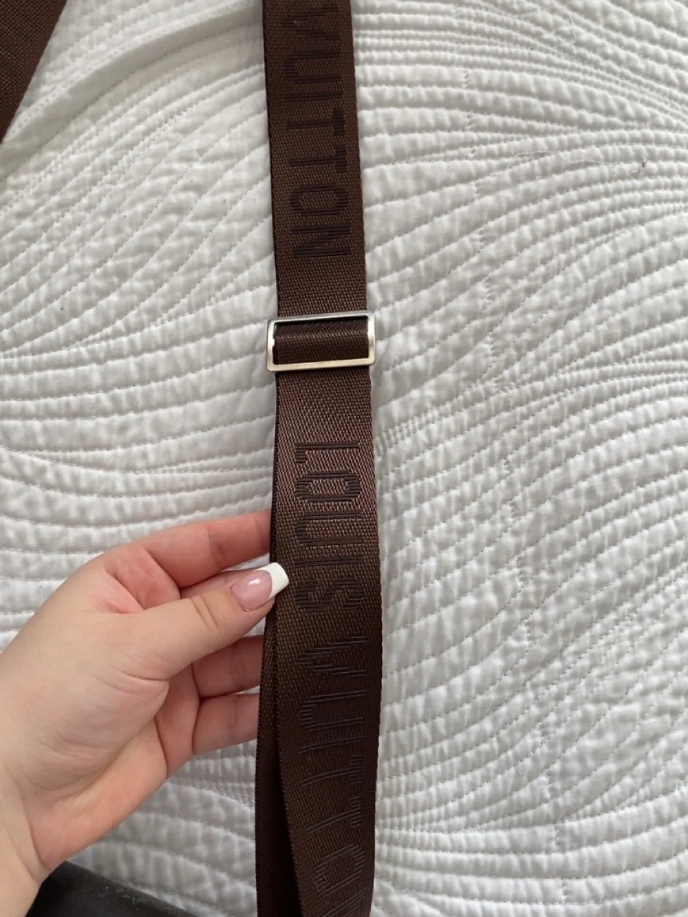 Louis Vuitton Dark Brown & Checker Canvas Messenger Bag